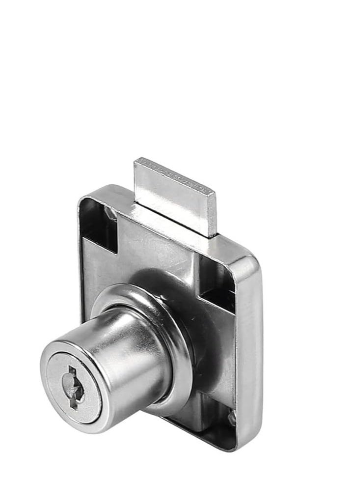 MySouq-Store Drawer Lock Single Turn Normal Key | Chrome Plated | 3 Cm length -Z138 222C1  - Image 5