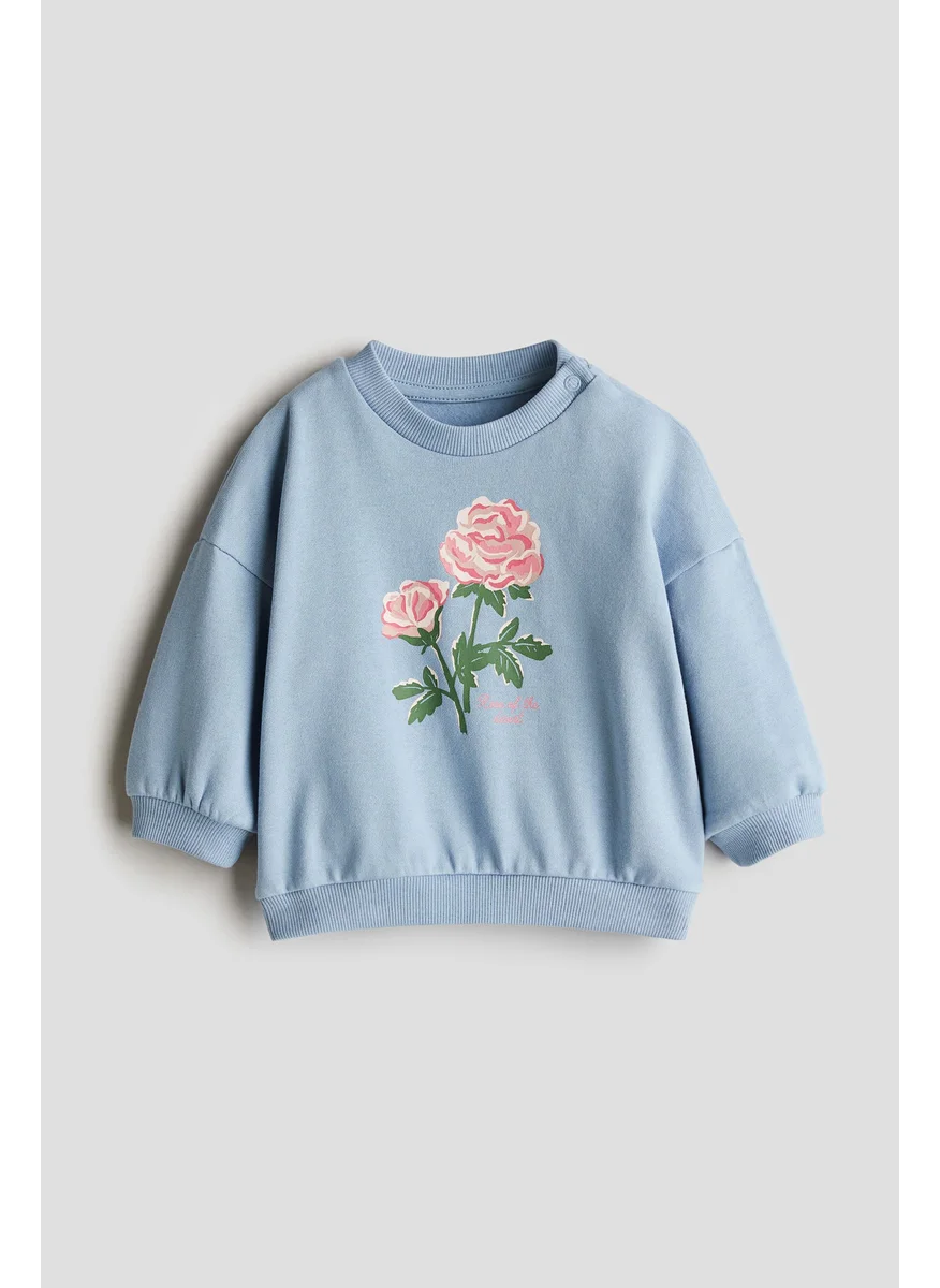 H&M Printed Sweatshirt