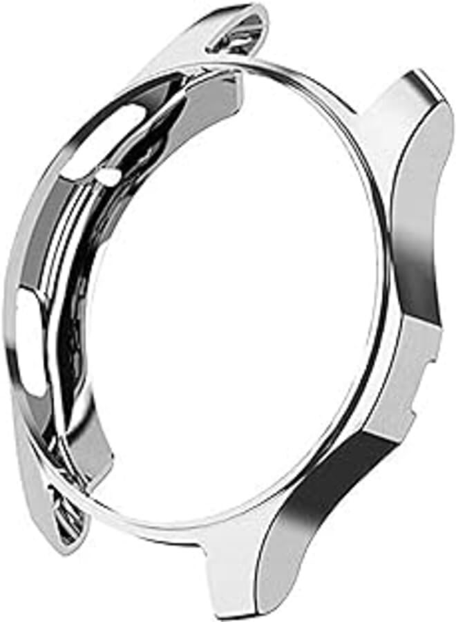 غطاء حماية ناعم من مادة TPU لهاتف Samsung Galaxy Watch (46 مم، فضي) من Coverking Cellular SM-R805