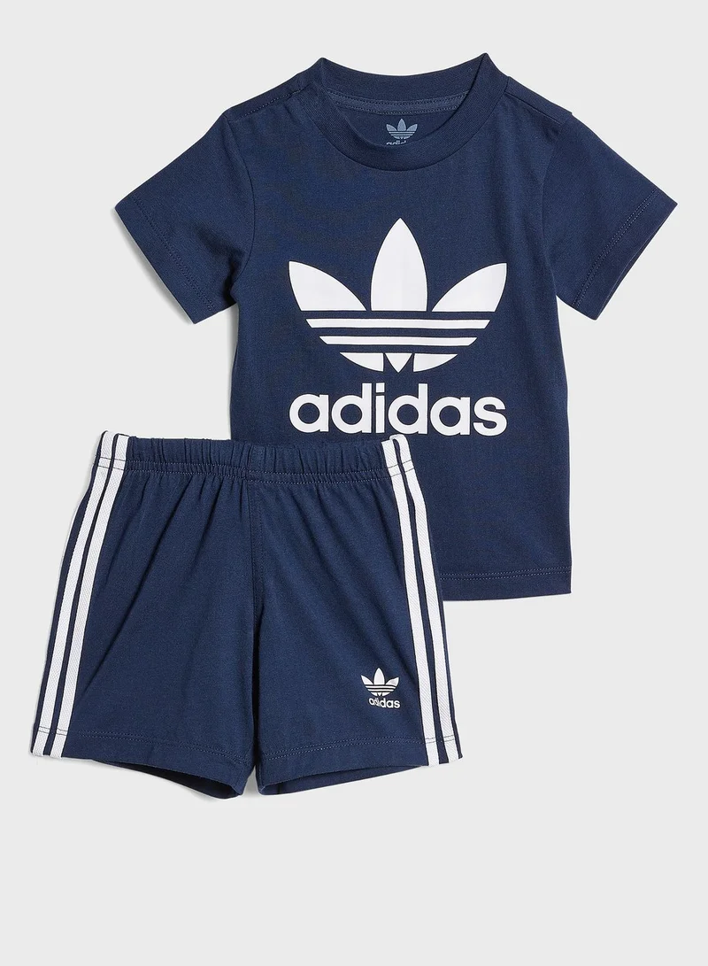 adidas Originals Infant Trefoil Shorts T-Shirt Set