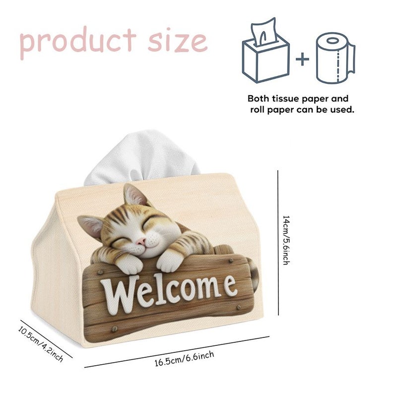 Vintage Tissue Holder For Kitchen Living Room Bedroom Bathroom And Car Model A - Image 3