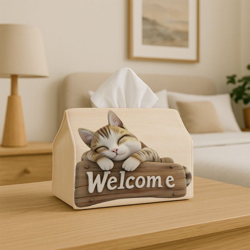 Vintage Tissue Holder For Kitchen Living Room Bedroom Bathroom And Car Model A - Image 1