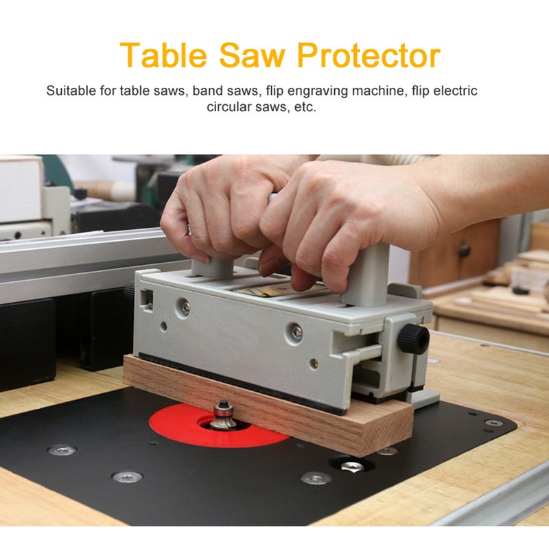 3D Safety Push Handle Inverted Table Saw Engraving Machine Band Saw Woodworking Push Ruler AntiCutting Table Saw Protector Woodworking Accessory - Image 2