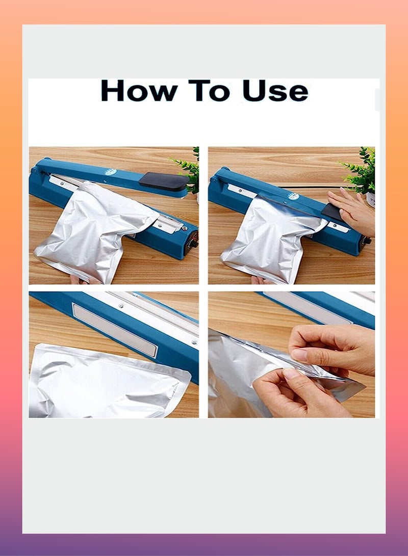 Toshionics 200 mm Electric Handheld Food Vacuum Sealer Heat Sealing Packaging Machine for Plastic Packets Pouches and Poly Bags Home Kitchen - Image 2