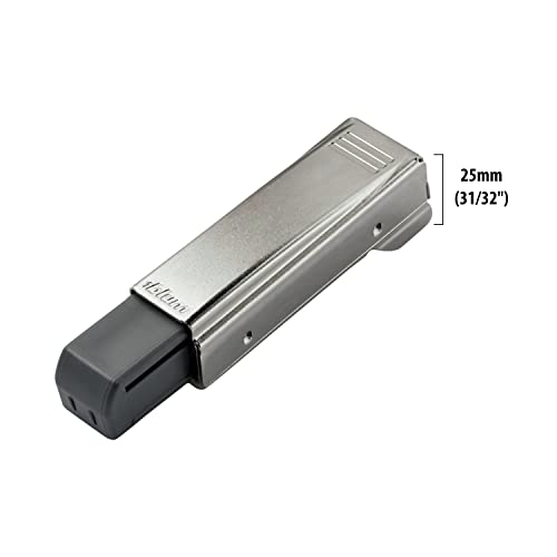 Blum بلوم 973A0500.01x20 973A بلوموشن ذراع مستقيم مفصلة تغطية كاملة للأبواب، تشطيب نيكل (عبوة من 20) - Image 2