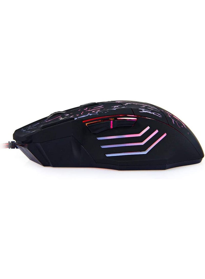 Rock Pow Gaming Mouse A874 7 Buttons 3200DPI LED USB Wired Compatible with Computer and Laptop - Image 3