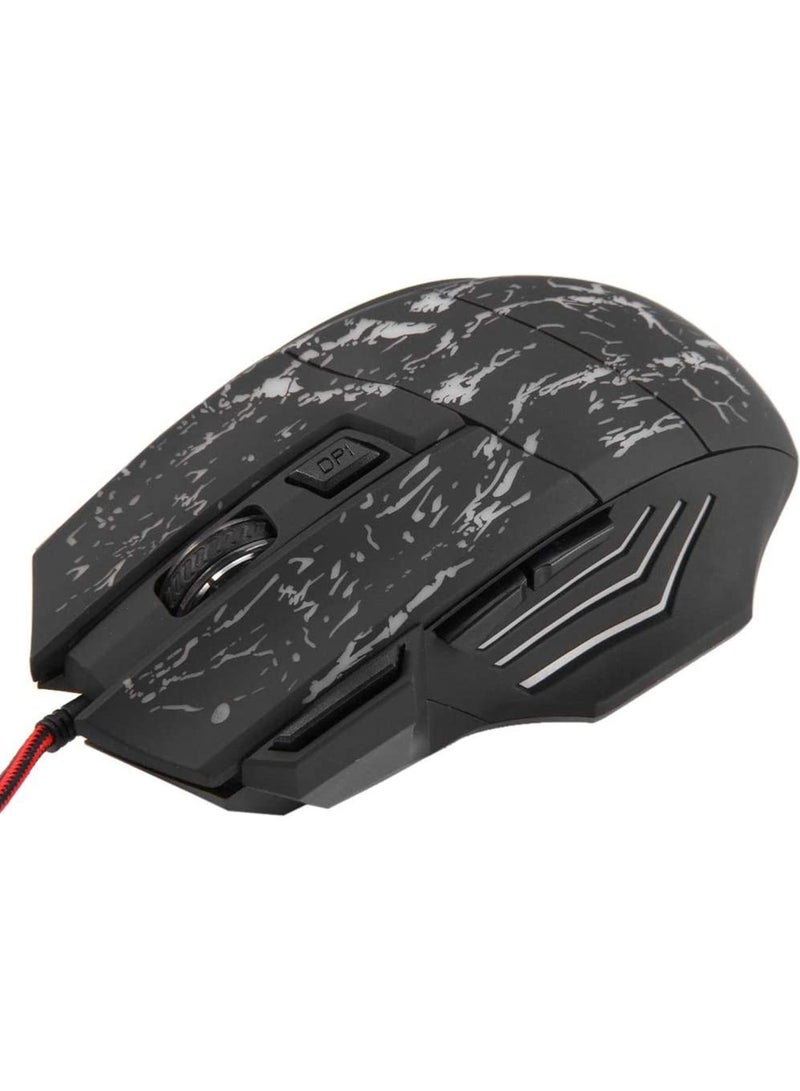Rock Pow Gaming Mouse A874 7 Buttons 3200DPI LED USB Wired Compatible with Computer and Laptop - Image 5