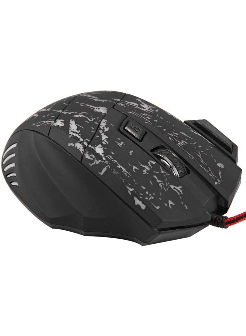 Rock Pow Gaming Mouse A874 7 Buttons 3200DPI LED USB Wired Compatible with Computer and Laptop - Image 4