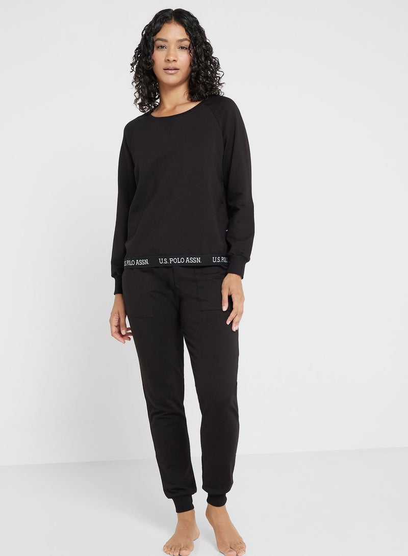 U.S. Polo Assn. Logo Drawstring Sweatpants - Image 1