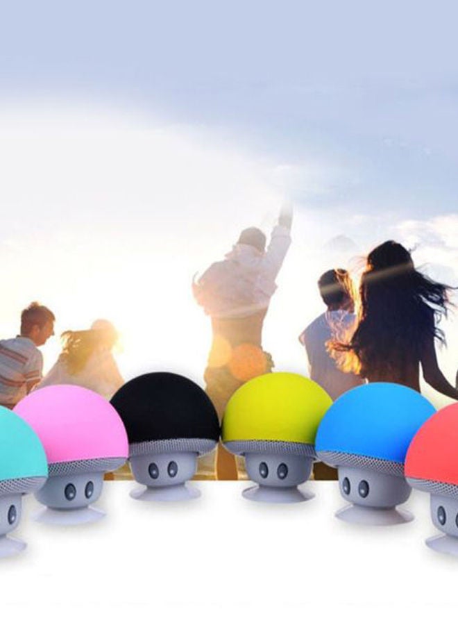 NIBEMINENT Mushroom Portable Bluetooth Wireless Speaker Yellow/Grey - Image 3