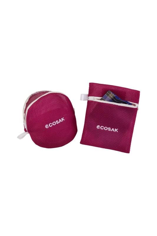 ECOSAC Ecosac Lingerie Wash Bag Premium Mesh Laundry Bag with Zipper Protects Delicates in Machine Wash LongLasting TravelFriendly Reusable Pack of 2 - Image 1