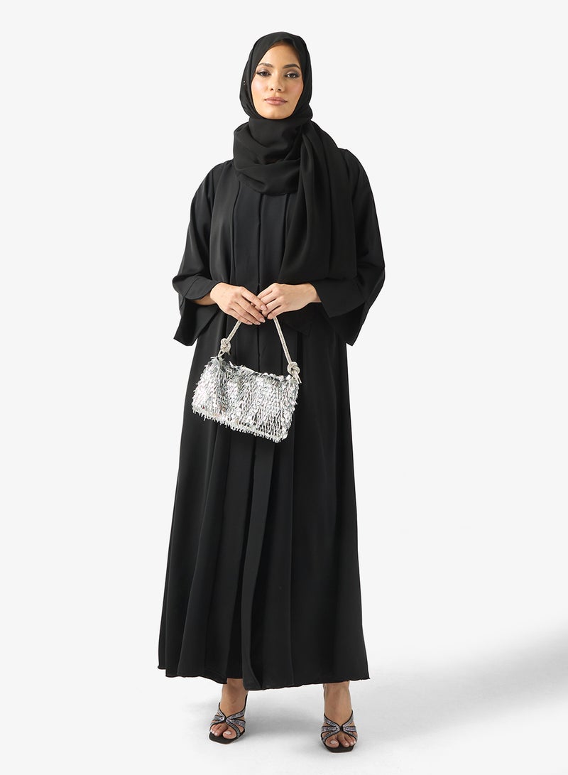 خزانة عباية أساسية مع شيلا - Image 5