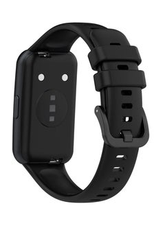 Waldic Soft Silicone Strap Replacement Bands For Huawei Band 7 - Black  - Image 2