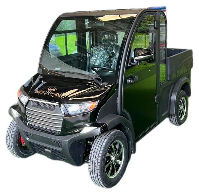 LVTONG LT-S2.DBH 2-Seater Closed Electric Utility Cart with Cargo Box – 60V, 4kW Motor, AC Cabin – 2025 Model - Image 1