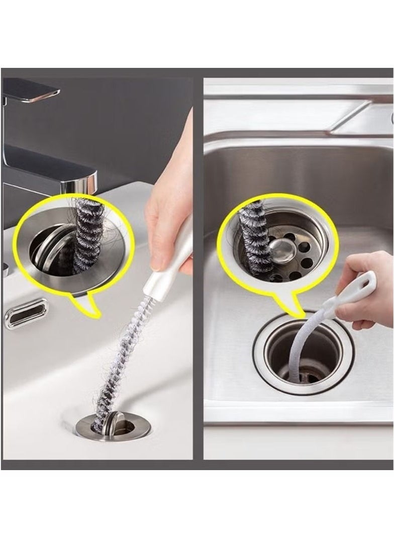 45cm Flexible Washbasin Drain Sink Cleaning Brush - Image 4