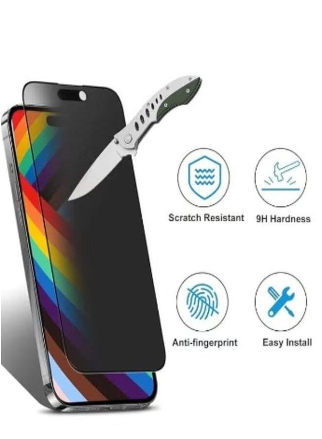 PROMASS Premium Matte ceramic privacy screen protector compatible with Iphone 15 pro max - Image 2