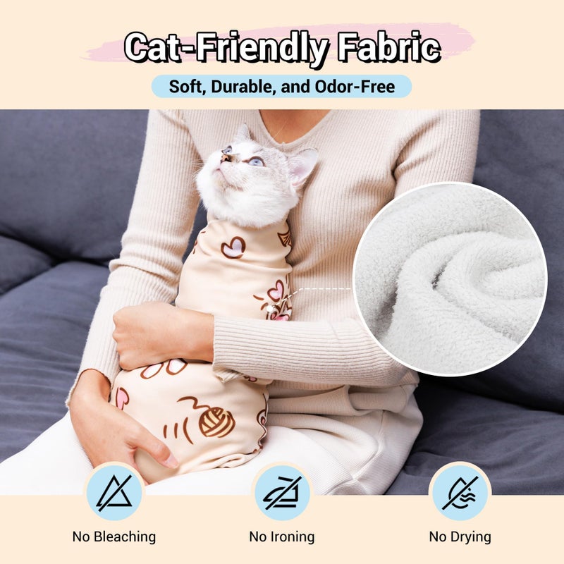 Kiorafoto 35.43" Extra Large Cat Grooming Wrap,Soft Self-stick Cat Burrito Restraint Blanket Grippy Cloth for Large Cats & Small Dogs Medicine,Nail Clipping,Ear Cleaning,Teeth Brushing Anti-Scratch Anti-Escape - Image 4