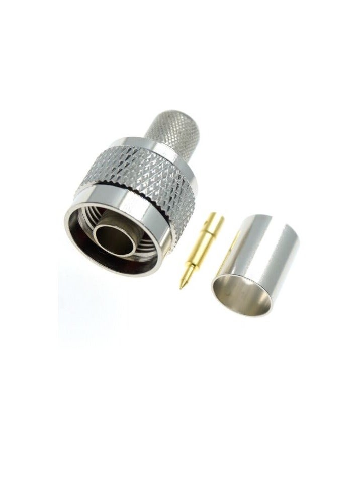 قطعتين كونكتر male  RG8 RG213 RG165 LMR400 7D-FB للكابل - Image 2