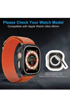 ELTRAZONE for Apple Watch Ultra 49mm Bumper Case [NO Screen Protector], 2 Pack All-Around Edge Shockproof Protective Hard PC Slim Bumper Cover Case for Apple Watch Ultra 49mm - Black  - Image 3