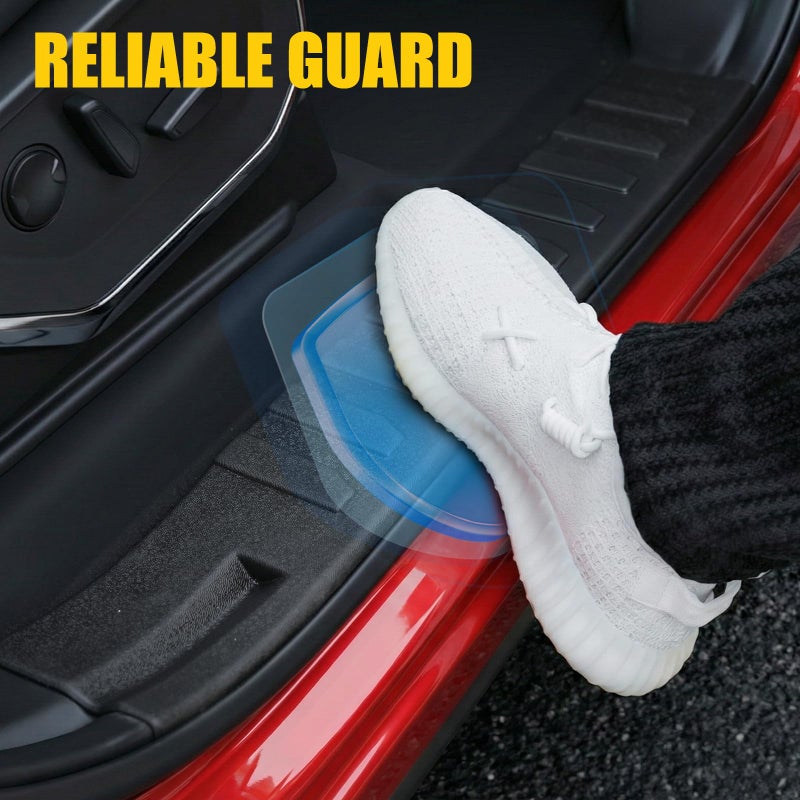 Maxzina Door Sill Protector Compatible with 2016-2025 Dodge Durango Side Step Protector Side Edge Step Guard Car Door Dust Shield Cover for 2024 Durango Exterior Accessories - Image 3