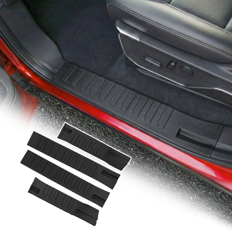 Maxzina Door Sill Protector Compatible with 2016-2025 Dodge Durango Side Step Protector Side Edge Step Guard Car Door Dust Shield Cover for 2024 Durango Exterior Accessories - Image 1