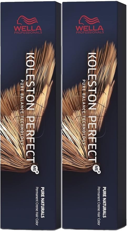Wella Koleston Perfect Me KP Rich Naturals 718 Medium Blonde Ash Pearl Pack of 2