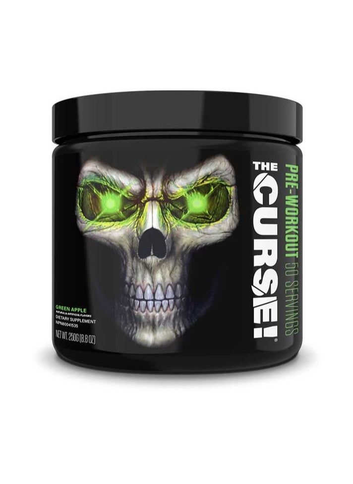 JNX Sports JNX SPORTS THE CURSE! 50 SERVINGS GREEN APPLE  - Image 1