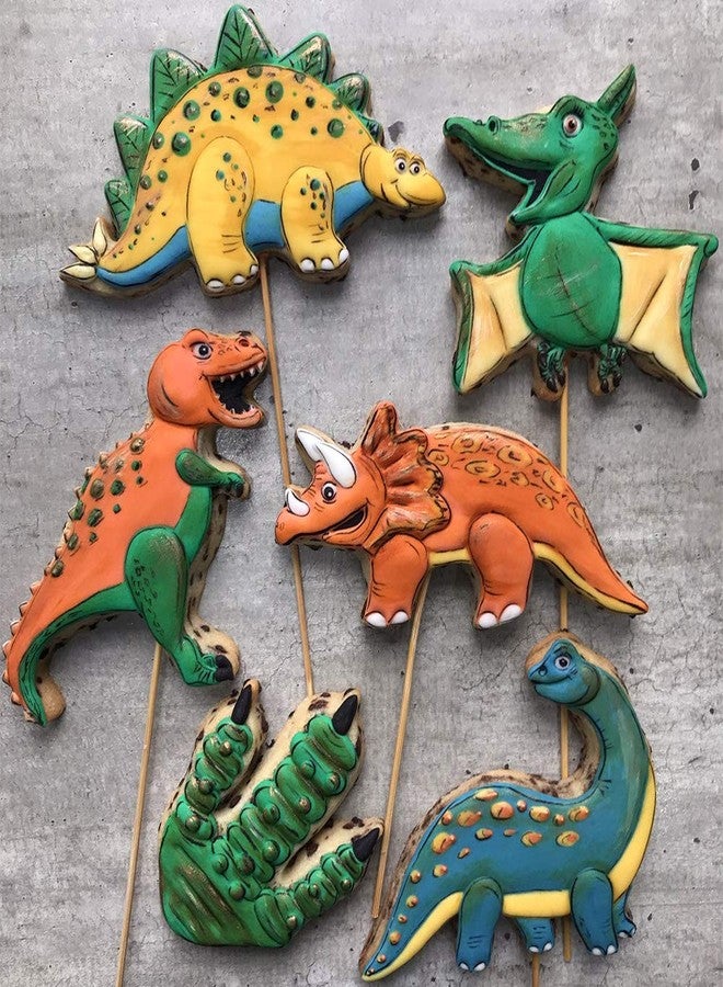 LILIAO Dinosaur Triceratops Cookie Cutter for Kids Birthday Party - 5.1 x 2.4 inches - Dino Biscuit and Fondant Cutters - Stainless Steel - Image 4