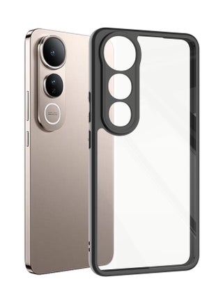 جراب حمايه شفاف مضاد للاصفرار ومقاوم للصدمات متوافق مع Vivo V50 Lite (شفاف)