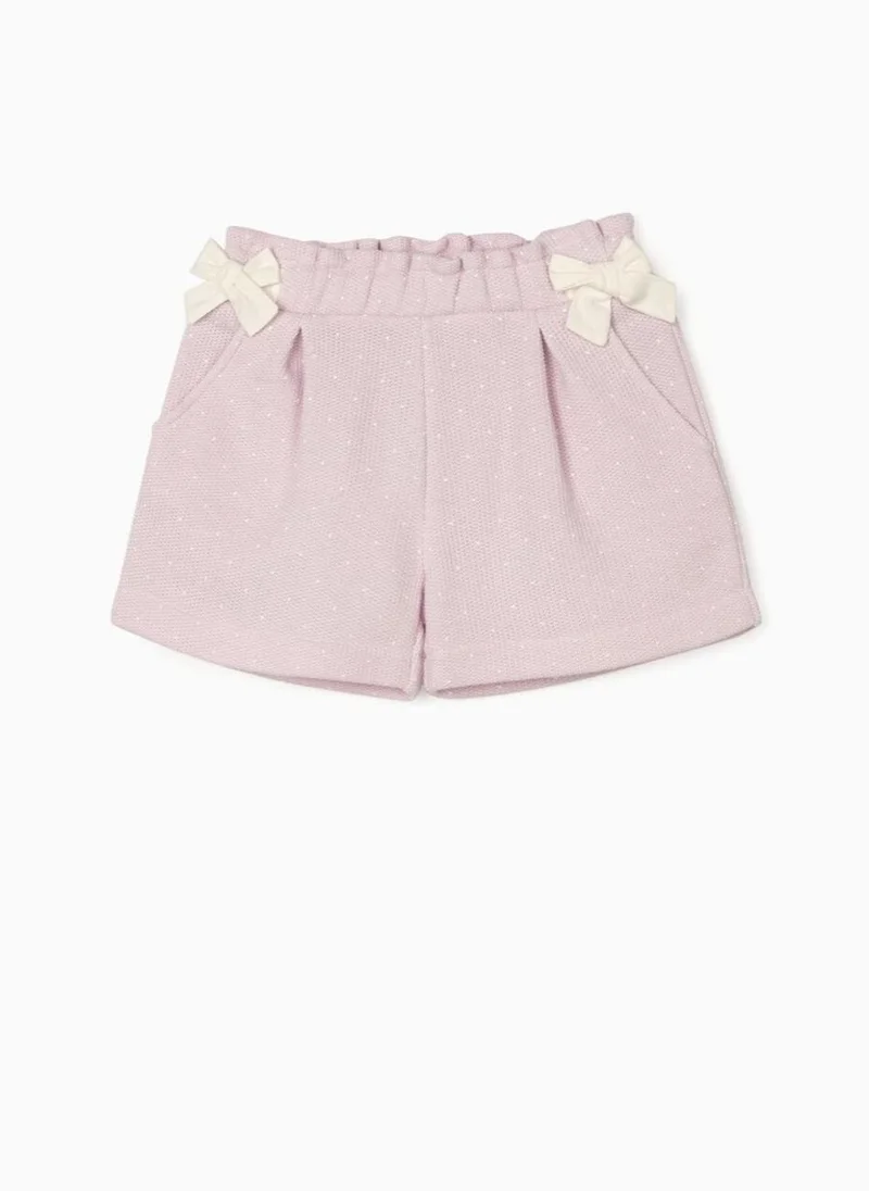 زيبي Zippy Knitted Shorts For Baby Girls, Purple