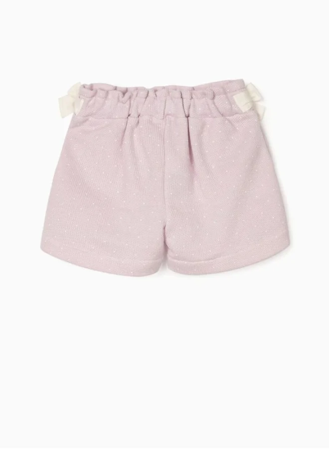 زيبي Zippy Knitted Shorts For Baby Girls, Purple