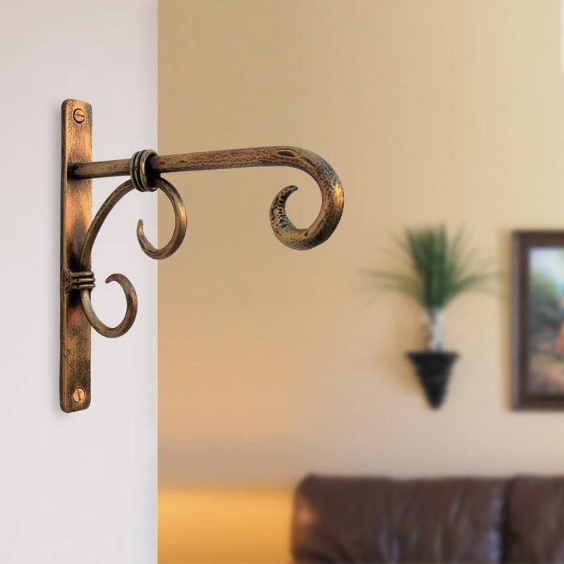 World Decor Iron Metal Hook for Wall Metal AbstractWall SculptureWall HangingWall Art Multicolor for Home DecorationLiving RoomOfficeCafeBedroom Lift Upto 50Kgs 07x01x07 IN - Image 1