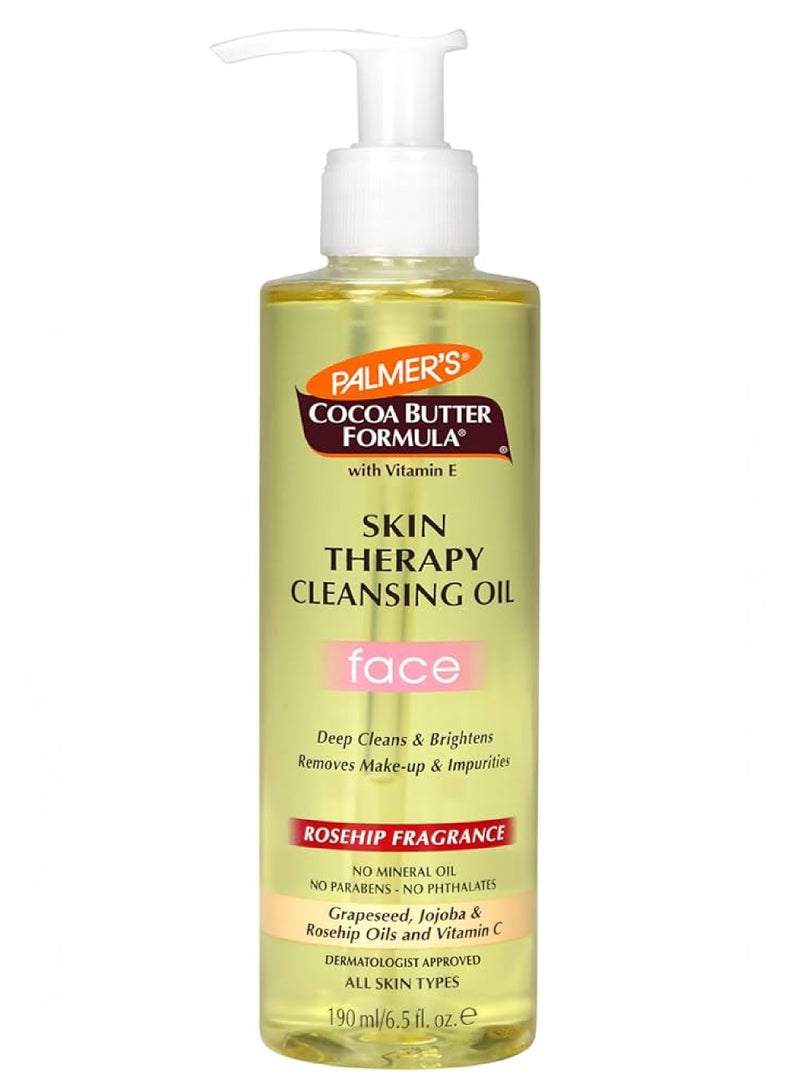 PALMERS CBF SKIN THERAPY CLEANSING OIL FACE 190ML