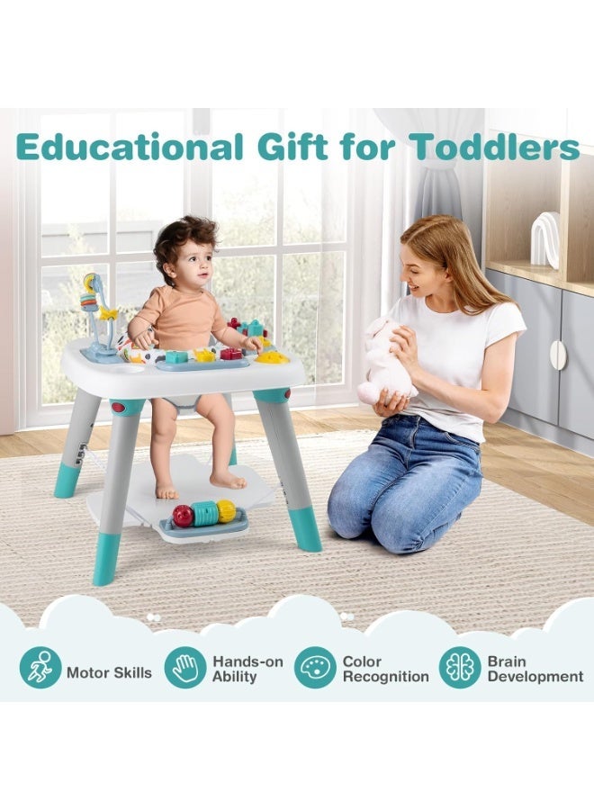 Kidilo 6-in-1 Baby Activity Center: Baby Jumper and Interactive Play Table with 360-Degree Rotating Seat, Detachable Toys and Music, Montessori-Inspired Design; Activity Center for Infants Aged 6–36 Months. - Image 2