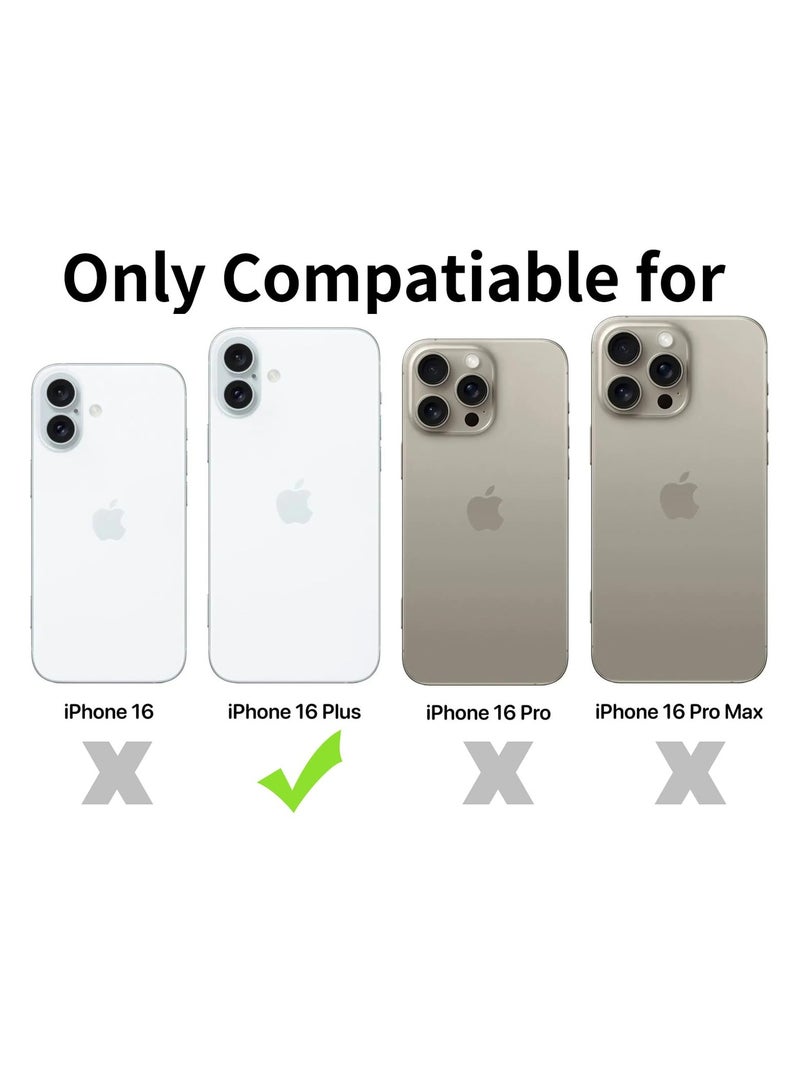 BORTONY iPhone 16 Plus Magsafe Support Wireless Charging Slim Protection Clear iPhone 16 Plus Cover Anti Scratch Magnetic iPhone 16 Plus Case 6.7 inch - Image 2