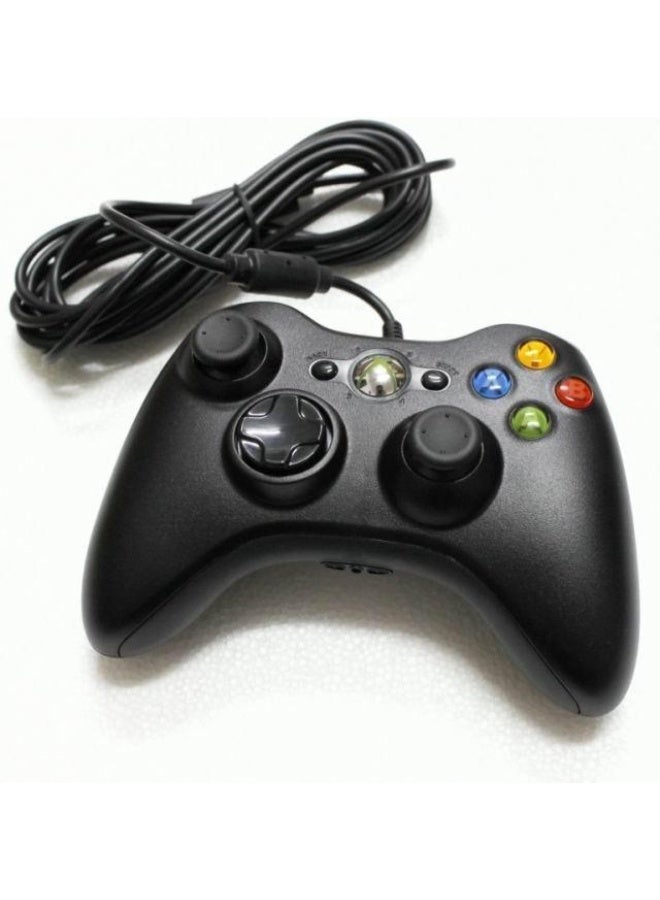 Wired USB Gamepad Controller for Xbox 360 & PC – Dual Vibration Feedback, Precision Thumbsticks & Ergonomic Design Compatible with Windows 11/10/8 – 9FT Cable, Plug & Play Gaming Joystick for Action, Sports & Racing Games - Image 2