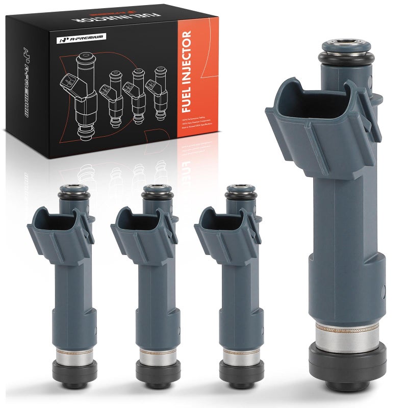 A-Premium APremium Set of 4 Fuel Injectors Compatible with Toyota Corolla Chevrolet Prizm 19981999 18L Replace 232090D010 2320922010 - Image 2