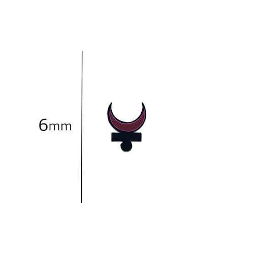 Comet Busters Beautiful Handcrafted Moon Bindis (10 mm) (BV217) - Image 3