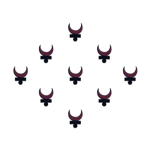 Comet Busters Beautiful Handcrafted Moon Bindis (10 mm) (BV217) - Image 1