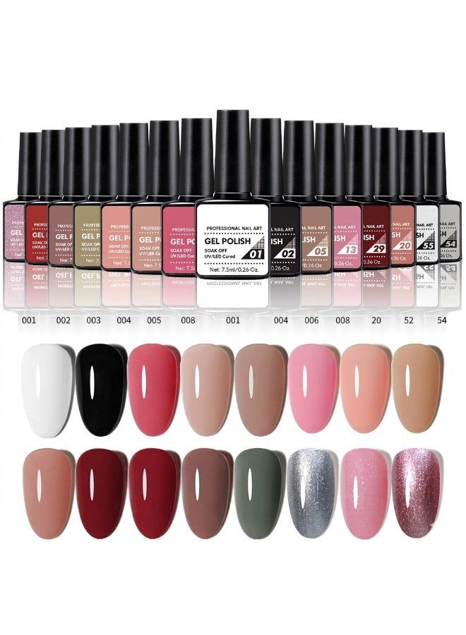 Manicure Nail Polish Glue 35-Piece Set, UV Lamp LED Dry Nail, Polishing Set