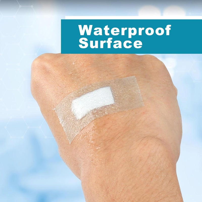 LotFancy Medical Soft Silicone Tape 4Rolls 1inch x 55Yards Adhesive WaterProof Surgical Tape with Perforation for Easy Tear Surgery First Aid Tape for Wound Bandage - Image 3