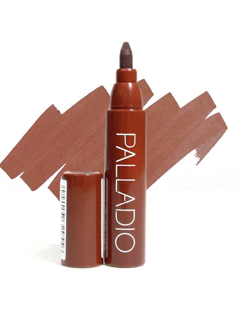 PALLADIO Palladio Lip Stain, Hydrating and Waterproof Formula, Matte Color Look, Longlasting All Day Wear Lip Color, Smudge Proof Natural Finish, Precise Chisel Tip Marker, Mocha Cream  - Image 1