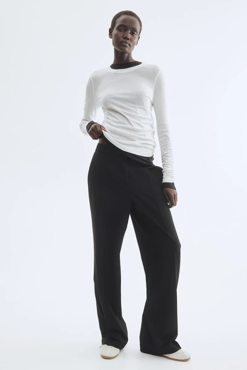 H&M Tailored twill trousers