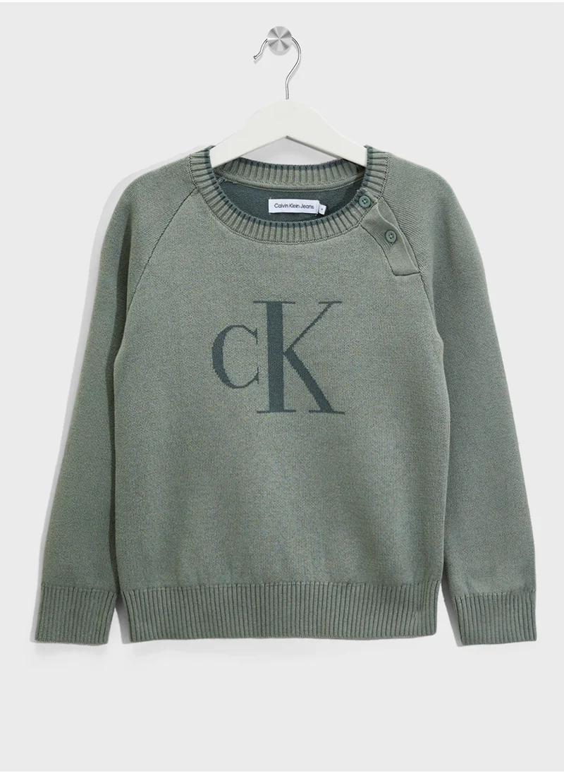 كالفن كلاين جينز Infant Logo Sweater
