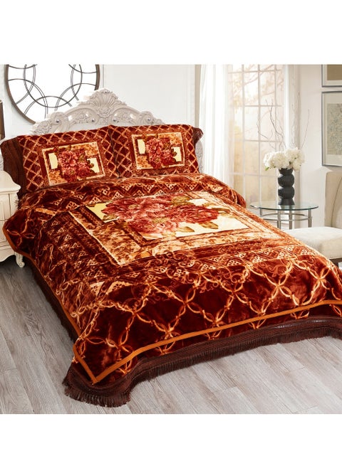 Korea Quality Blanket Set of 4 Pieces King Size Super Soft Double Ply Combo Blanket