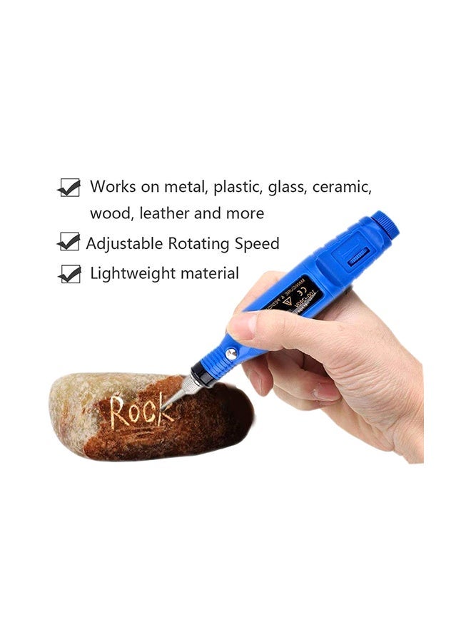 NIBEMINENT Electric Engraver Pen Polish Carving Tool Multicolour - Image 3