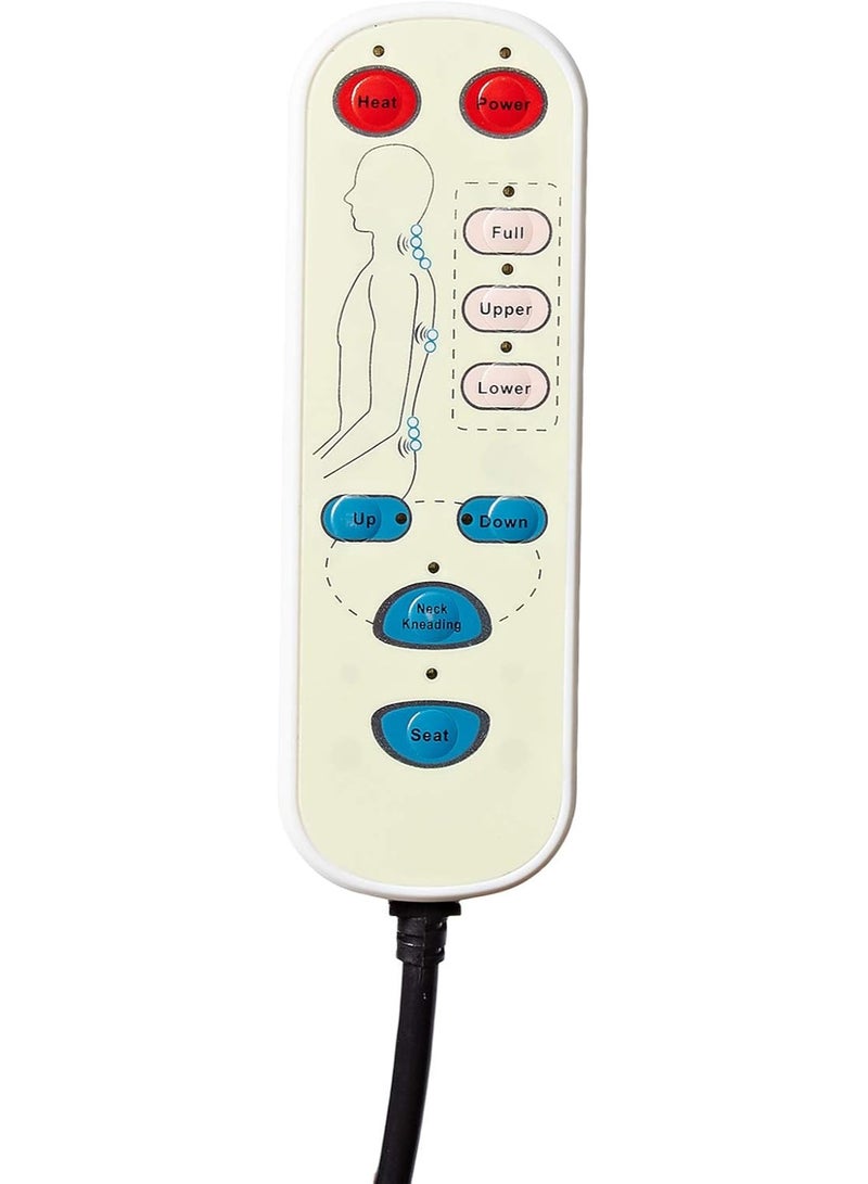 Neck & Back Massager Chair Cover with Heat and Timer | Relaxing Full Back Massage at Home - Image 2