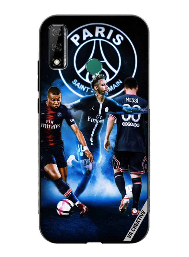 VR CREATIVE Protective Case Cover For Huawei Y8s Player Football Design Multicolour - Image 1
