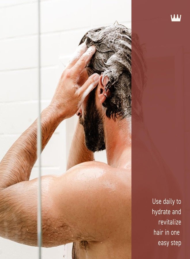 كريمو شامبو وبلسم كريمو بوربون وأوك 2 في 1، بجودة احترافية ترطب وتنظف جميع أنواع الشعر، 16 أونصة سائلة - Image 2