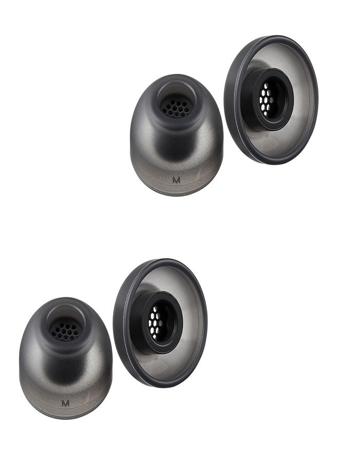 AZLA SednaEarfit MAX TWS 6 Earbud Tips for Wireless Headphones, Dark Gray (M) - Image 1